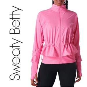 NWT💝SWEATY BETTY Fast Lane Running Jacket Size XS